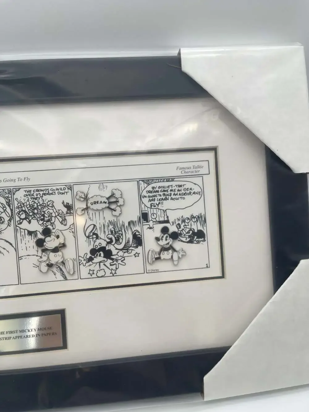 Disney My First Comic Strip Framed Pin Set Limited Edition 1000 Mickey Mouse 193